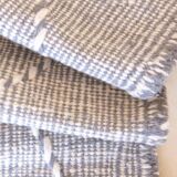 Gray Kilim Rug - 210 x 87 cm