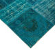 Handmade oriental contemporary 200 cm x 298 cm blue patchwork carpet