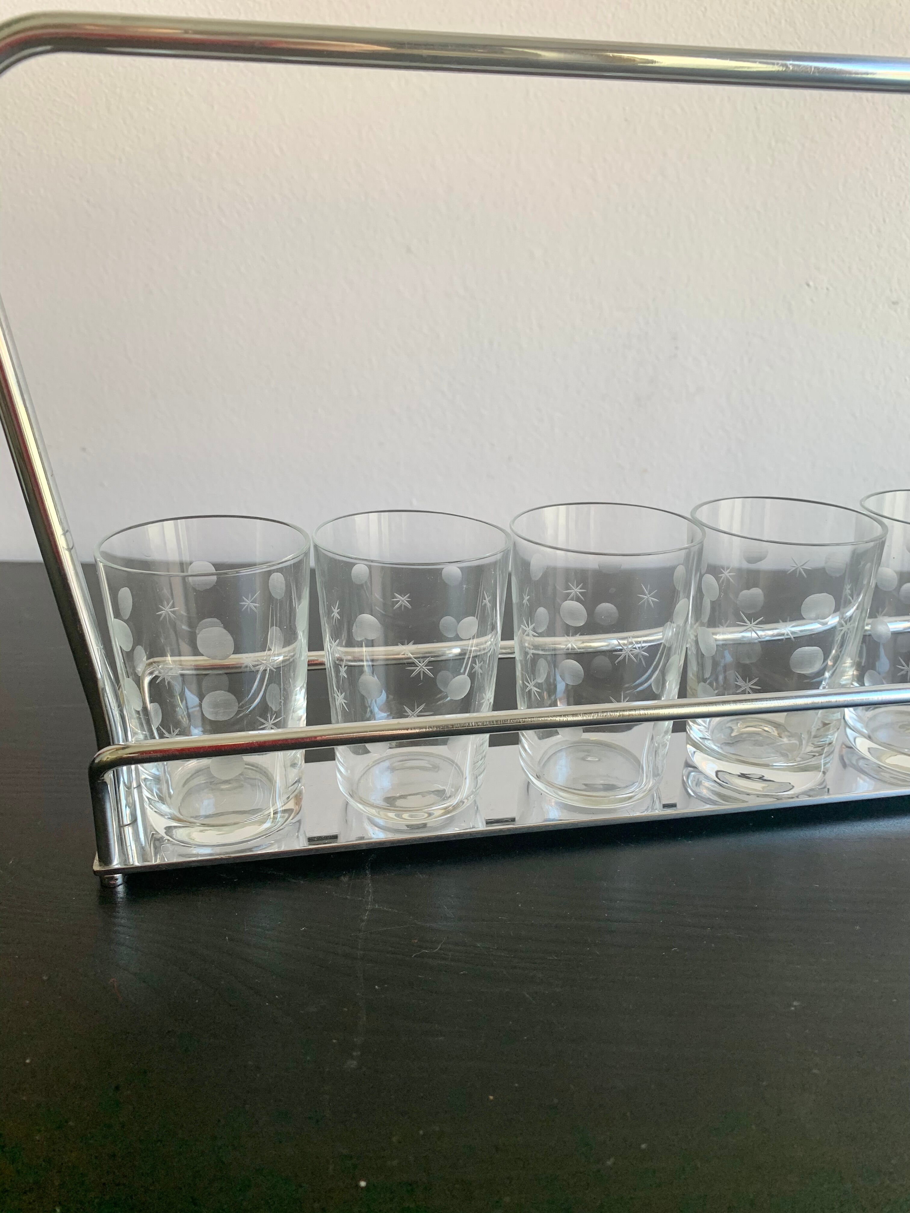Set of 6 glasses,  1960s