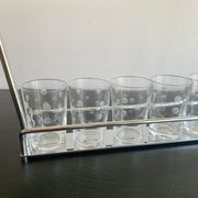Set of 6 glasses,  1960s