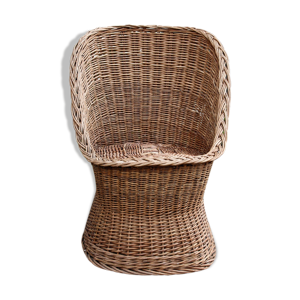 Fauteuil en osier