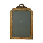 Large Antique Gold Mirror with Crown Classic Baroque France 118cm