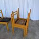 Chaises de salle à manger en bois scandinave vintage - Branko Ursic STOL Kamnik, ensemble o