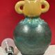 Accolay ear vase Ceramic Turquoise Blue & yellow 17 cm
