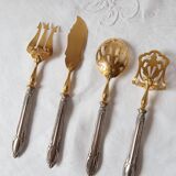 Fish hors d'oeuvres sets, Belle Epoque, circa 1910 (6 pieces)