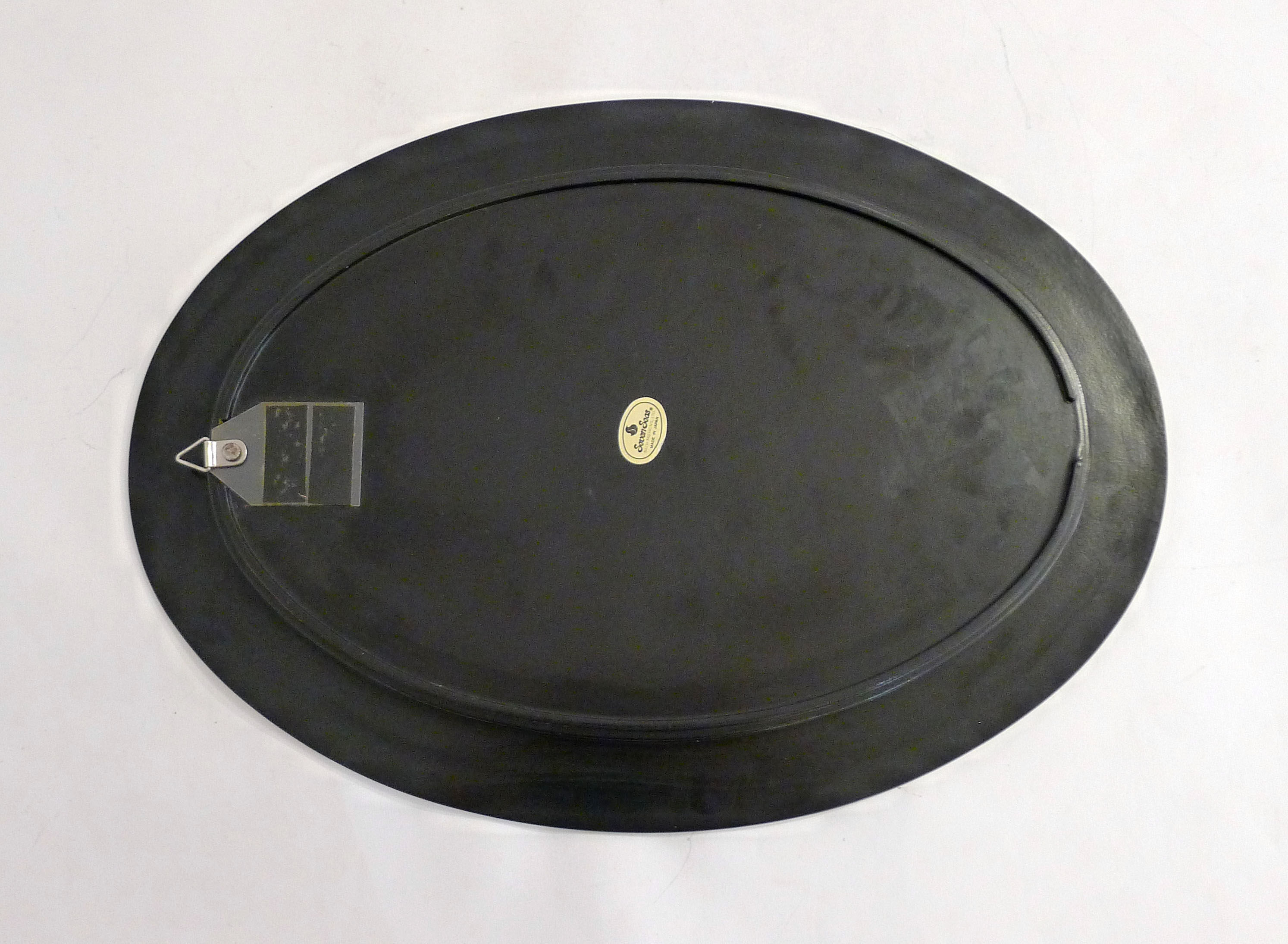 Flower oval mirror, Japan