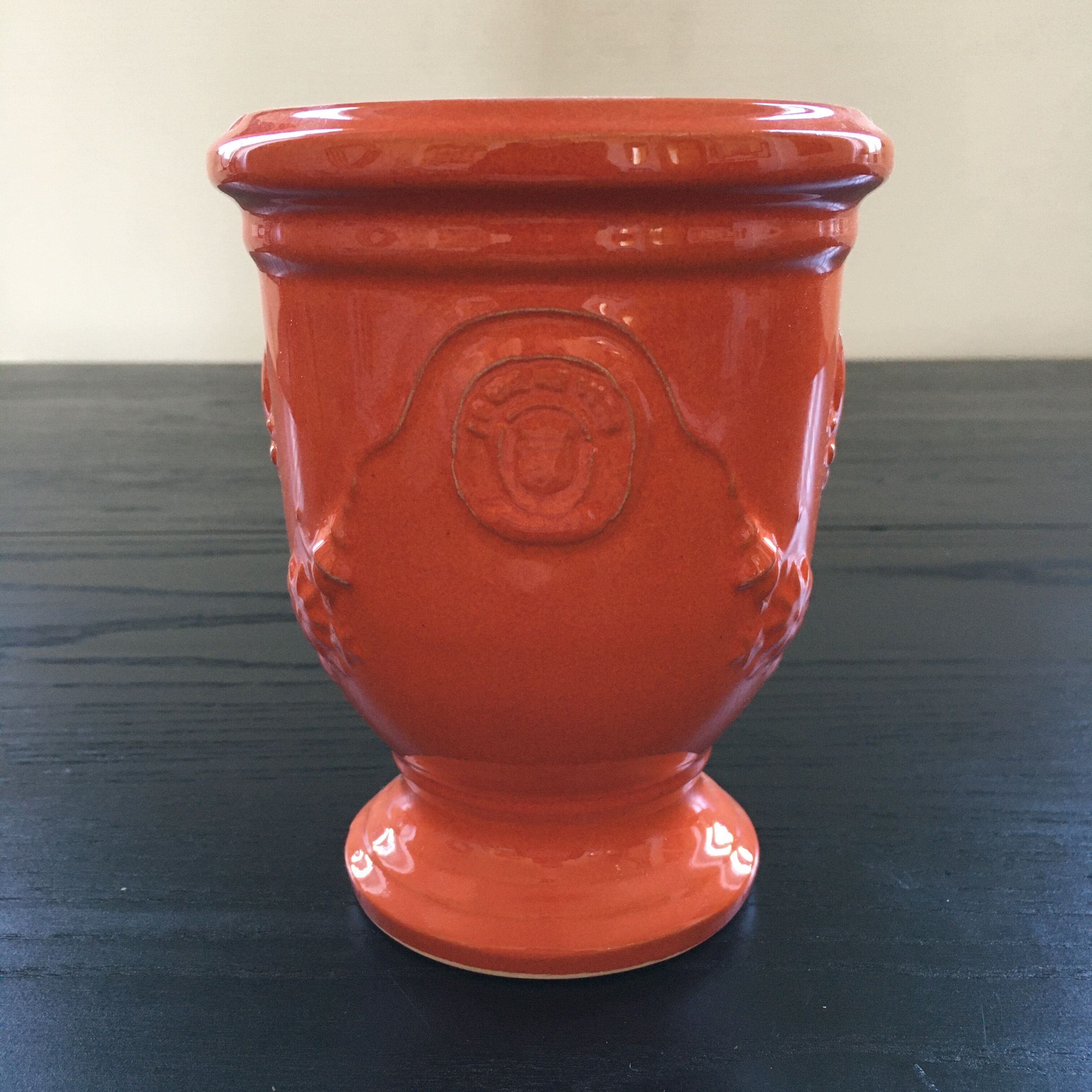Orange Anduze vase
