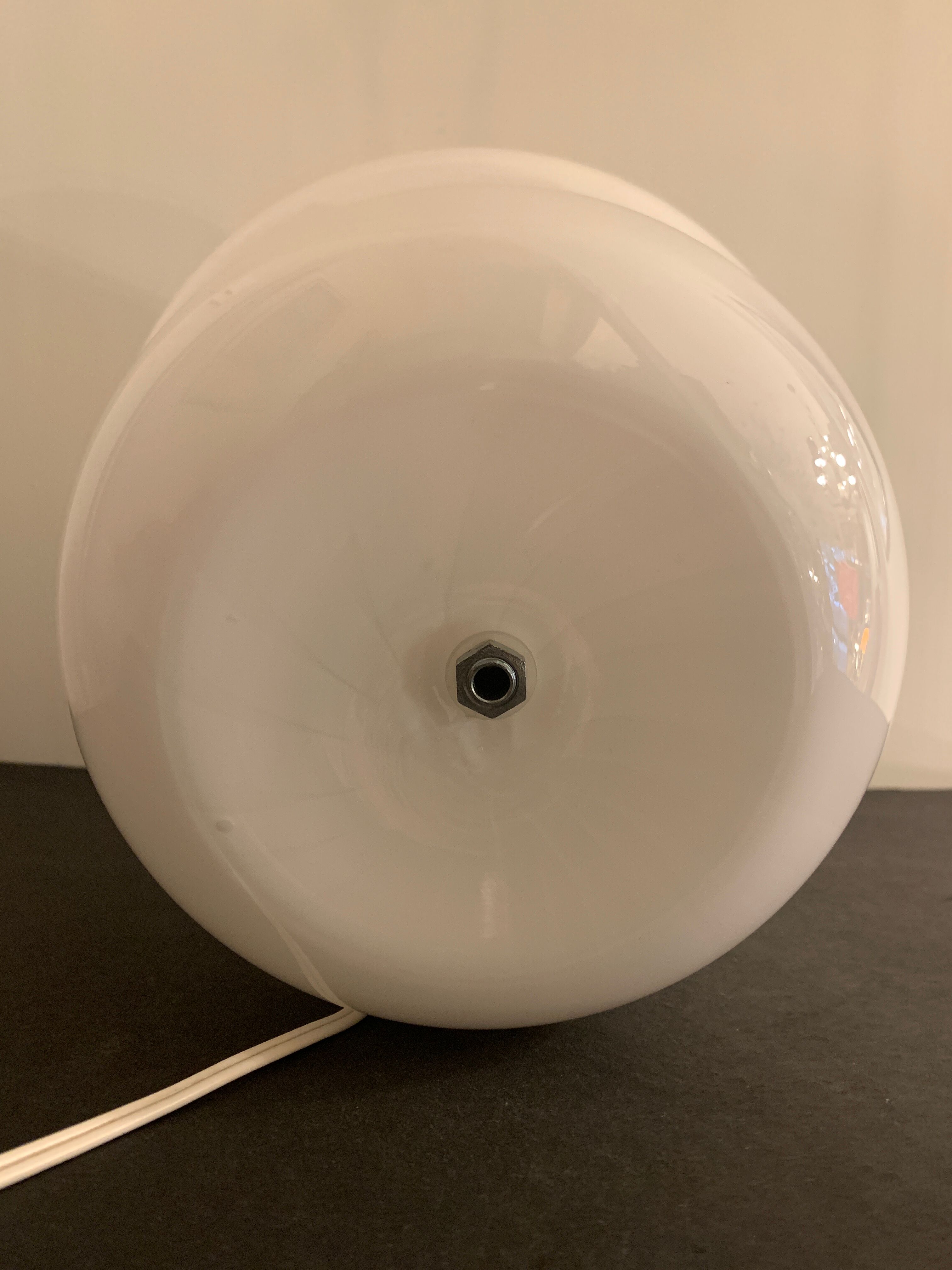 Murano glass mushroom lamp, Swirl by Gino Vistosi, 1970