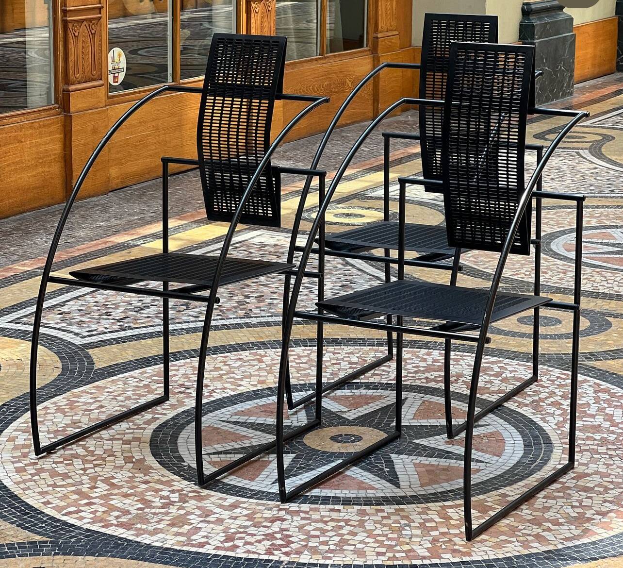 4 “Quinta” chairs by M.Botta