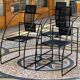 4 “Quinta” chairs by M.Botta