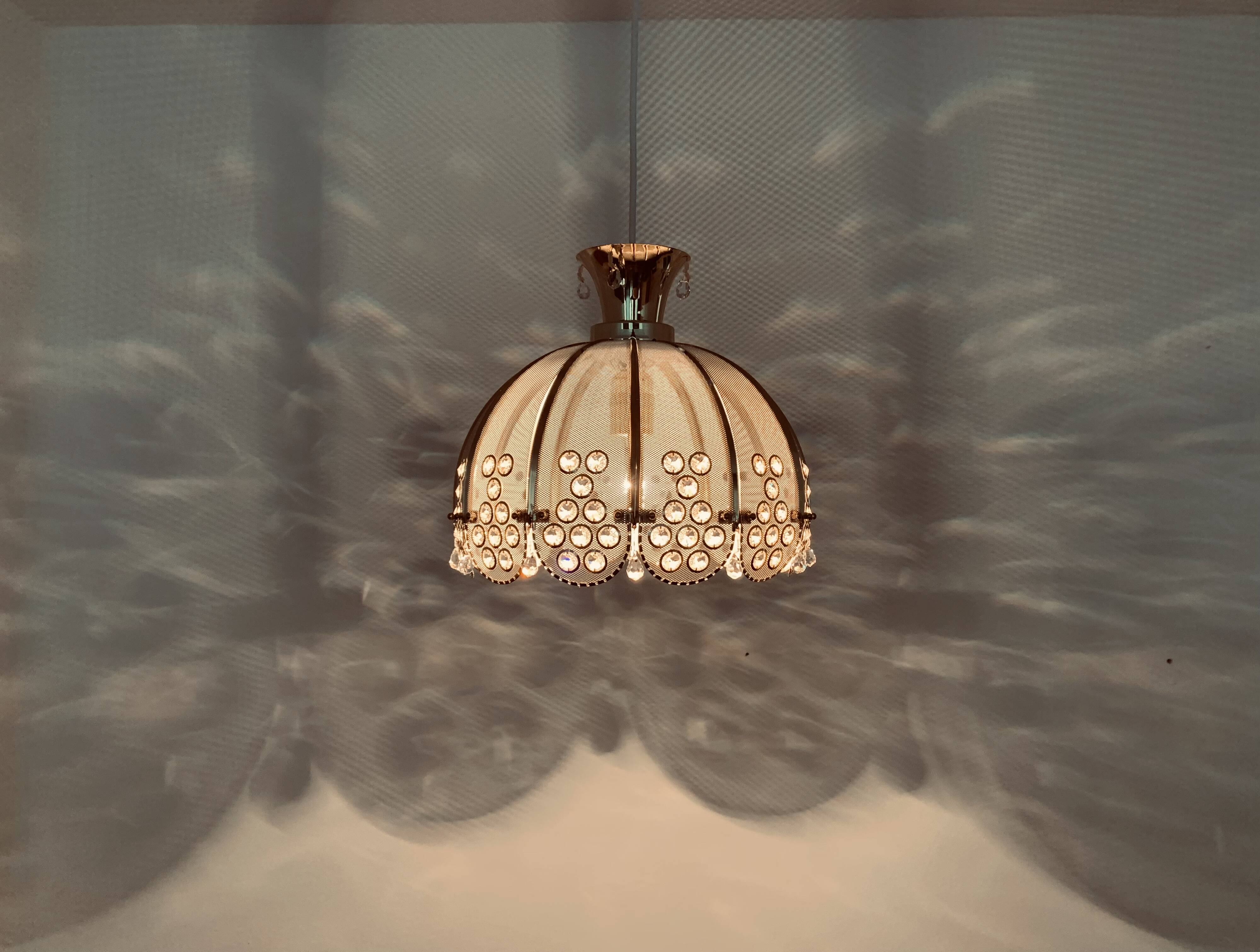 Suspension en verre cristal