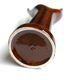 Main baguier, porcelaine marron, années 70