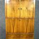 Louis Philippe - Charles X period secretary cabinet in blond walnut