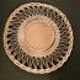 Vintage rattan sun mirror