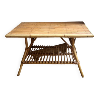 Rattan coffee table