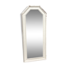 Miroir avec encadrement en bois couleur beige