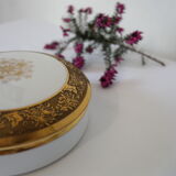 Limoges porcelain round box