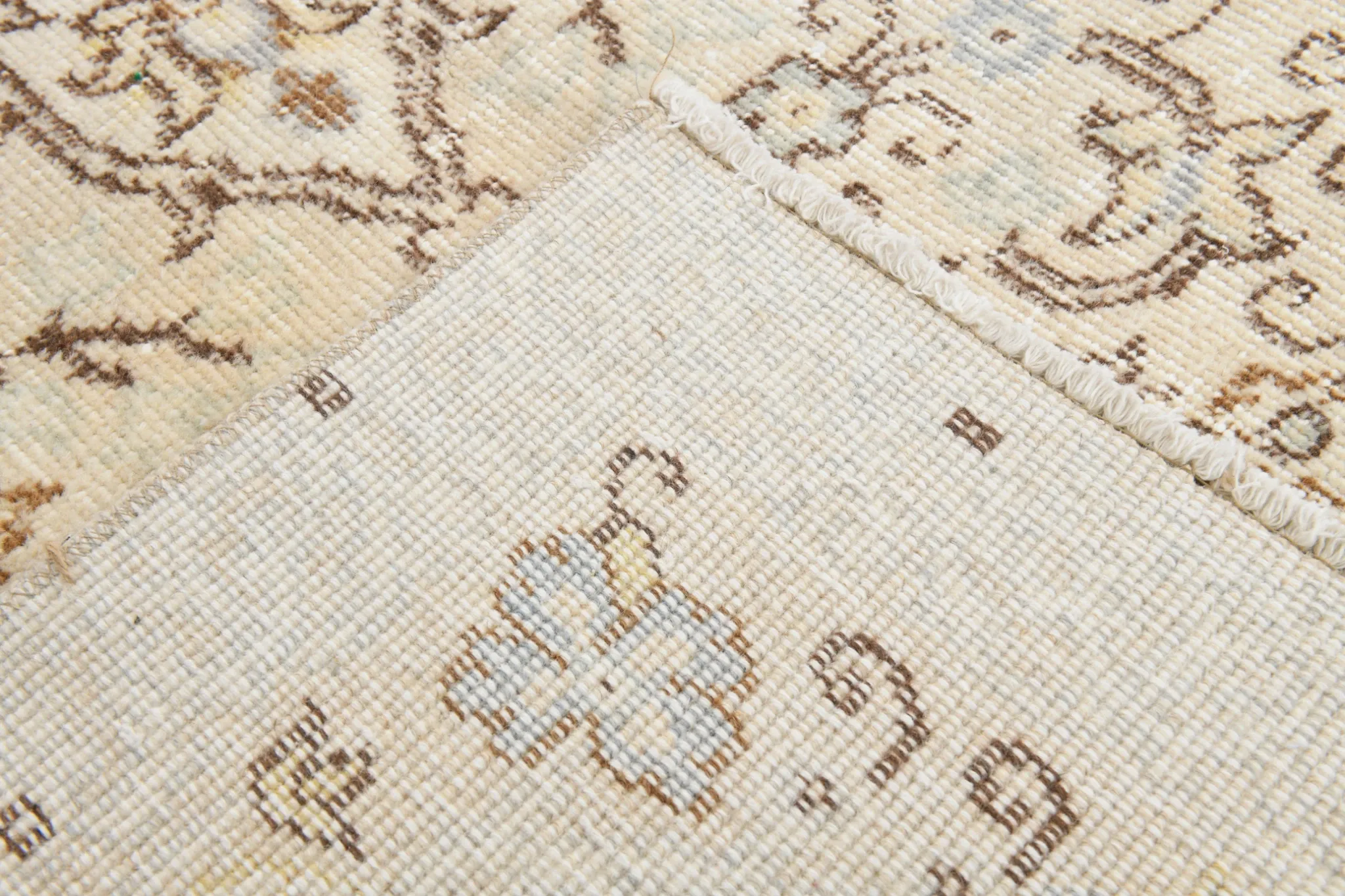 5x9 Ivory & Cream Oriental Persian Rug, Vintage Classic Home Decor Carpet