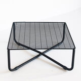 Vintage iron coffee table "Jarpen" by Niels Gammelgaard for Ikea, 1983