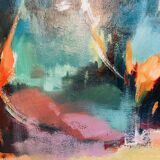 Large contemporary oil on canvas