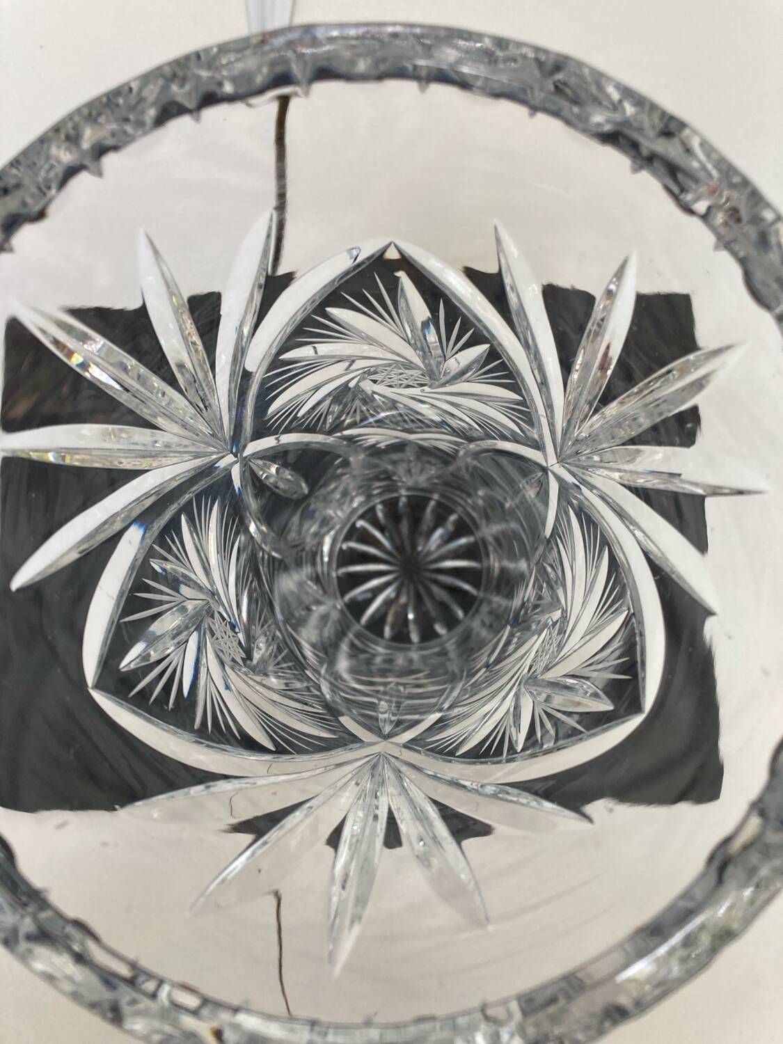 Élégance vase en cristal taille main vintage 70/80’S