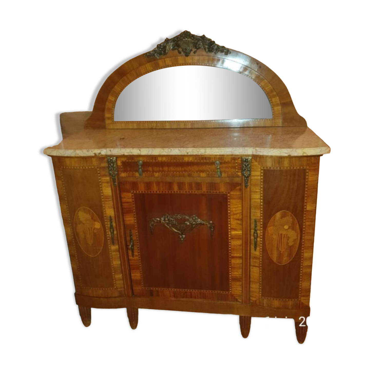 Precious wood art deco vessel