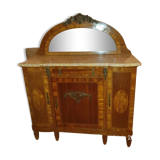 Precious wood art deco vessel