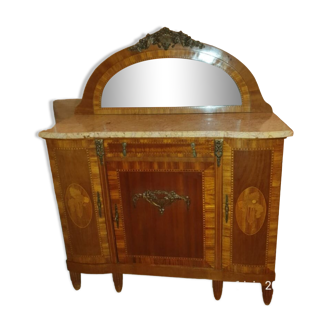 Precious wood art deco vessel