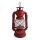 Vintage red retro patinated kerosene lamp
