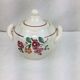 Old sugar bowl with floral decoration Made in France Sarreguemines