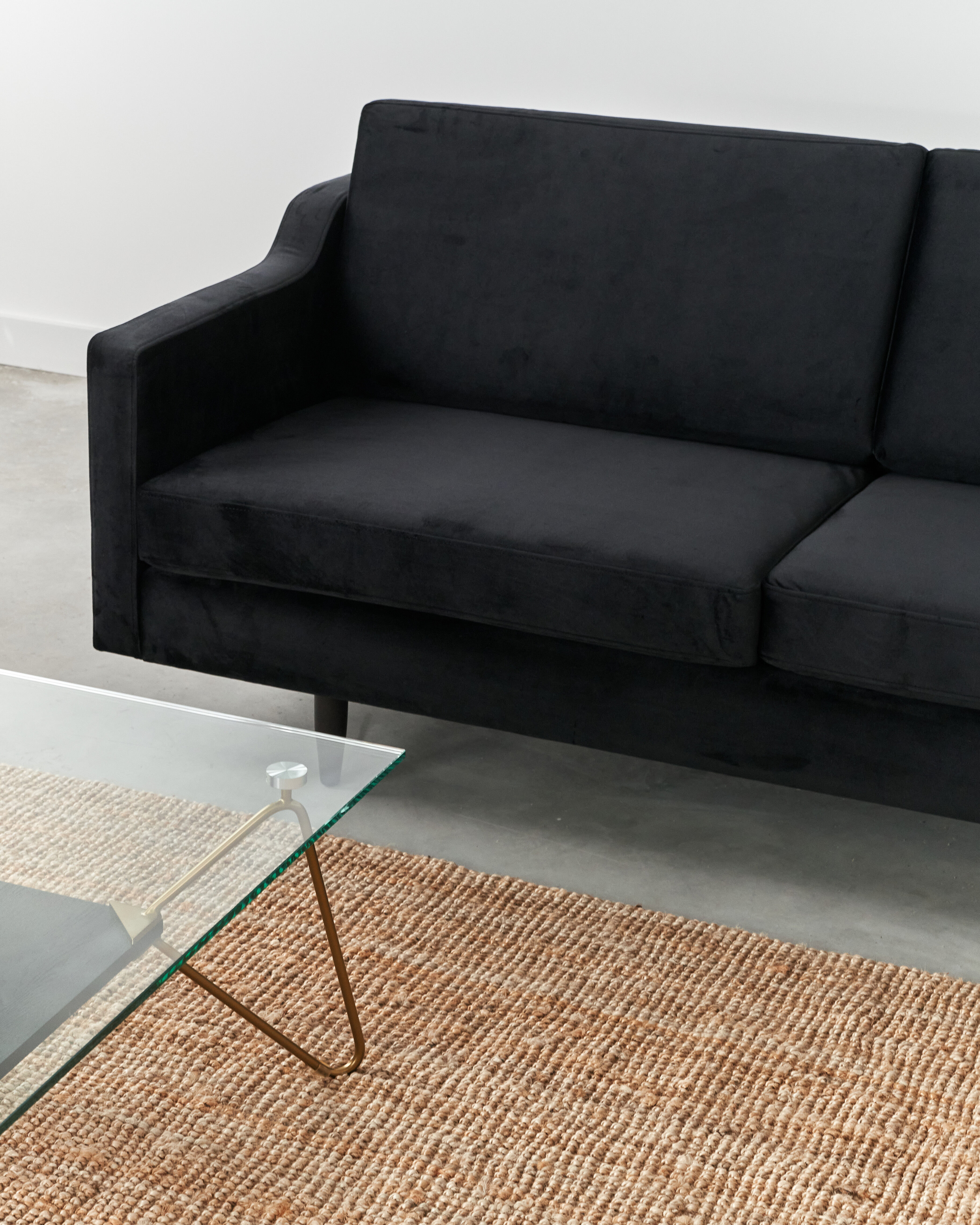 Bodo sofa black, scandinavian design