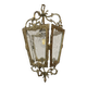 Antique Louis XV style brass lantern chandelier - Vintage