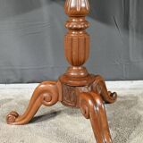 Oval Pedestal Table with Mahogany System, Louis Philippe period – 1st part 19th century
