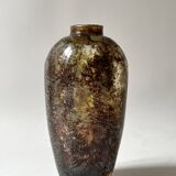 Unique piece 'art cs' handmade - glass vase, circa 1970