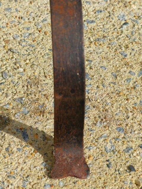 70s wrought iron lamppost