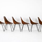 Set of 6 “Medea” Chairs by Vittorio Nobili for Frattelli Tagliabue, 19