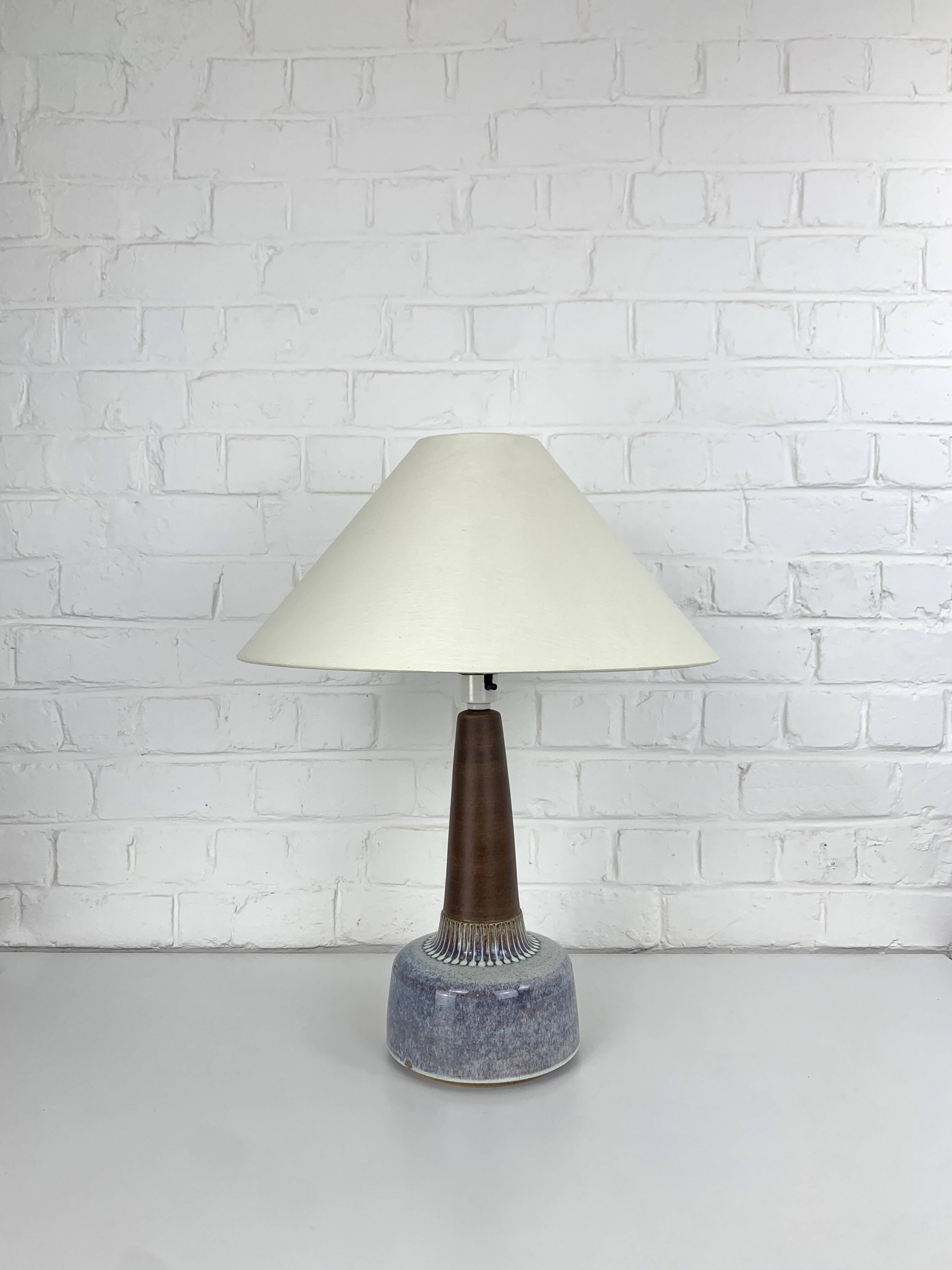 Scandinavian table lamp in ceramic Søholm Stentøj Denmark