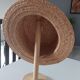 Chapeau de paille Véritable canotier en paille naturelle