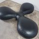 Leather pouf by Lowie Vermeersch and Design Agency KVD for Durlet