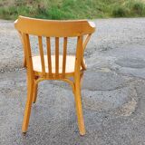 Baumann armchair N°21 in blond beech - 60s