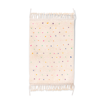 Berber carpet with dots of colour 160 x 107 cm