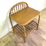 Rattan nightstand