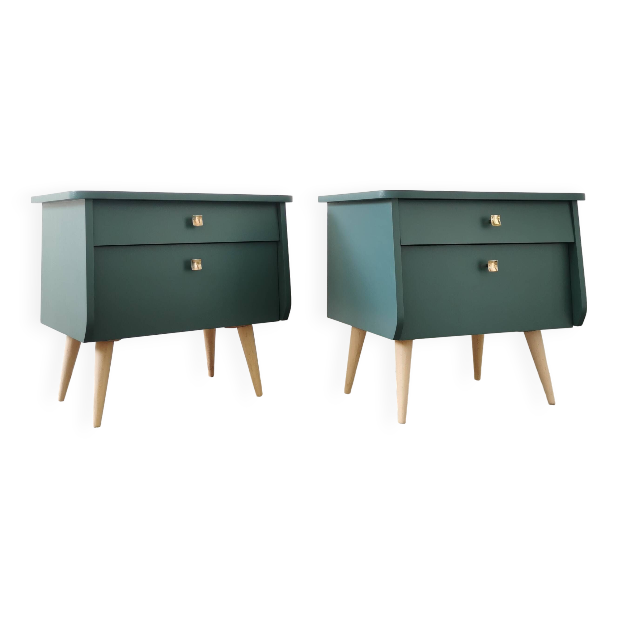 Pair of vintage bedside tables