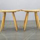 Pair of Rattan Side Tables by Jan Kalous for ULUV, 1970s