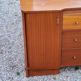 Vintage 1960s mahogany dressing table chest of drawers