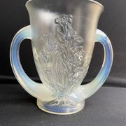 Large vase with 2 Art Deco handles signed Verlys