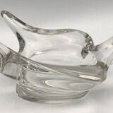Bird-shaped paperweight, crystal swallow