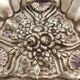 Vintage chiseled and embossed cast bronze centerpiece bowl, Italy