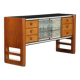 Buffet vintage Palazzi dell'Arte Cantù en noyer et laiton, Italie, années 1940