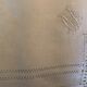 Square linen tablecloth